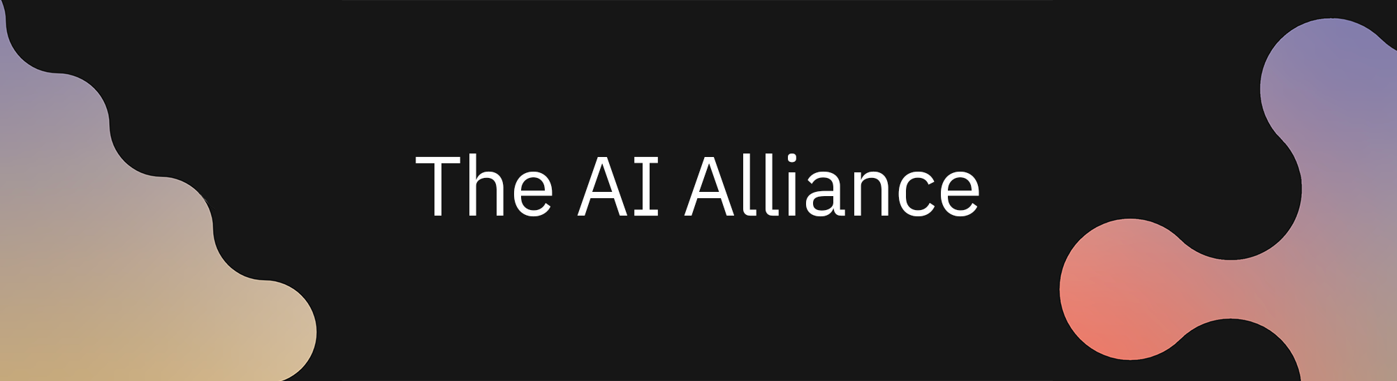 AI Alliance Banner